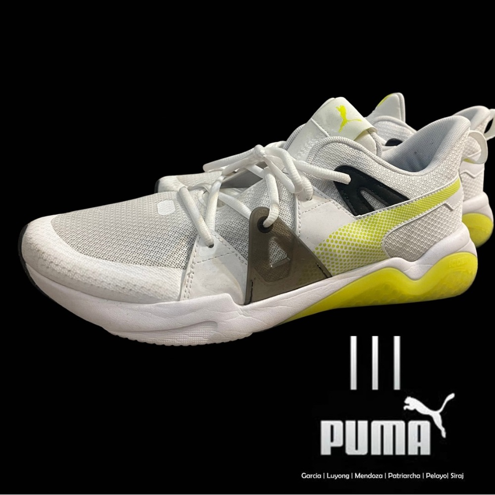 PUMA Cell Fraction Trainer Shoes White
Yellow Glow 194361-09 Mens Size US 11.5